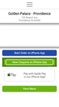 Mobile Screenshot of goldenpalaceprovidence.com